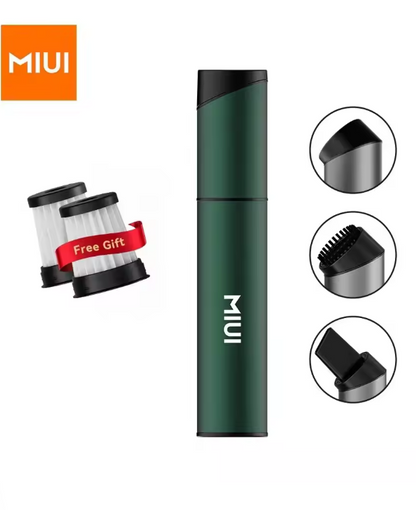 Mini Portable Vacuum Cleaner Cordless Handheld Vacuum with 3 Suction heads Easy to Clean for Desktop Keyboard & Car (USB)
